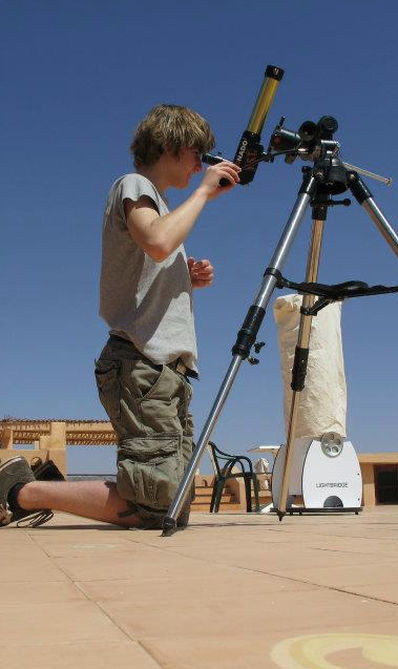 lennart van sluijs, morroccan desert solar observing